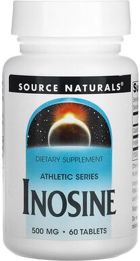 Source Naturals, Athletic Series, Inosin, 500 mg, 60 Tabletten
