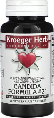 Kroeger Herb Co, Candida Formula #2, 100 vegetarische Kapseln