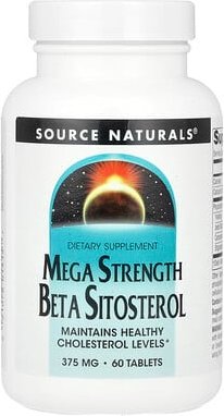 Thumbnail - Source Naturals, Mega Strength Beta Sitosterol, 60 Tabletten