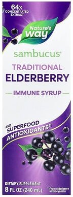 Nature's Way, Sambucus® , Traditional Immune Syrup, traditioneller Immunsirup, Holunder, 240 ml (8 fl. oz.)