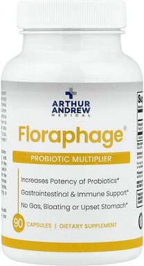 Arthur Andrew Medical, Floraphage®, probiotischer Multiplikator, 1.000.000 PBE, 90 Kapseln