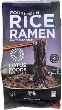 Lotus Foods, Forbidden Rice® Ramen, White Miso Soup, Ramen, weiße Miso-Suppe, 80 g (2,8 oz.)