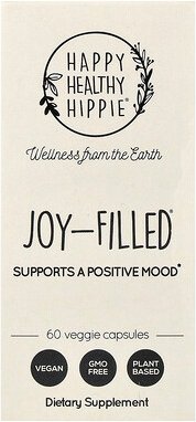 Happy Healthy Hippie, Joy-Filled®, unterstützt eine positive Stimmung, 60 vegetarische Kapseln