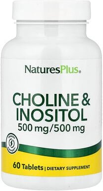 NaturesPlus, Cholin und Inosit, 60 Tabletten