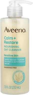 Aveeno, Calm + Restore, beruhigend + regenerierend, Reiniger mit pflegendem Hafer für empfindliche Haut, ohne Duftstoffe...