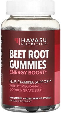 Havasu Nutrition, Rote-Bete-Fruchtgummis, gemischte Beeren, 60 Fruchtgummis