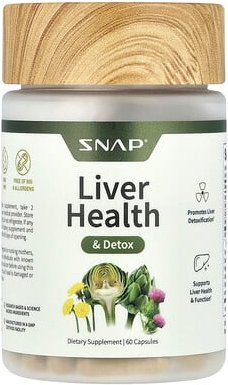 Snap Supplements, Lebergesundheit und Entgiftung, 60 Kapseln