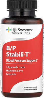 LifeSeasons, B/P Stabili-T®, Blutdruckunterstützung, 120 pflanzliche Kapseln