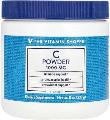The Vitamin Shoppe, Vitamin C Powder, Vitamin-C-Pulver, 227 g (8 oz.)
