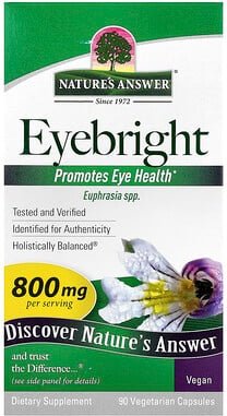 Nature's Answer, Eyebright, Gemeiner-Augentrost, 90 pflanzliche Kapseln (400 mg pro Kapsel)