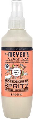 Mrs. Meyers Clean Day, Dog Deodorizing Spray, Deodorant-Spray für Hunde, Weißer Pfirsich, 236 ml (8 fl. oz.)