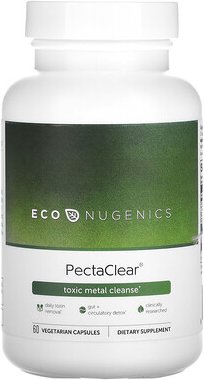 Econugenics, PectaClear, Toxic Metal Cleanse, 60 vegetarische Kapseln