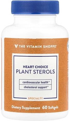 The Vitamin Shoppe, Heart Choice Plant Sterols, Pflanzliche Sterols, 60 Weichkapseln