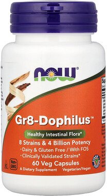 Thumbnail - NOW Foods, Gr8-Dophilus™, 60 pflanzliche Kapseln