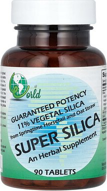 World Organic, Super Silica, 90 Tabletten