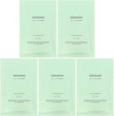 Mixsoon, Green Cica Modeling Pack, 5 Päckchen, je 30 g (1,05 oz.)