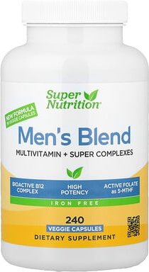 Thumbnail - Super Nutrition, Men's Multivitamin with Super Adaptogens, Greens, Spices, and Vitamin A, Multivitamin für Männer mit Su...
