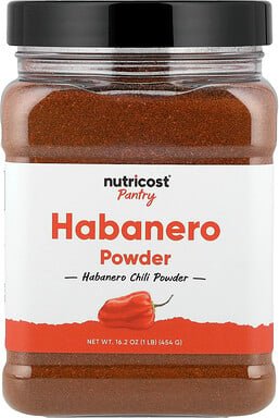 Nutricost, Pantry, Habanero Powder, Habanero-Pulver, 454 g (16,2 oz.)