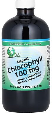 World Organic, Liquid Chlorophyll, flüssiges Chlorophyll, 474 ml (16 fl. oz.)