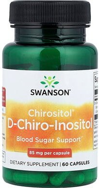 Swanson, Chirositol® D-Chiro-Inositol, 85 mg, 60 Kapseln