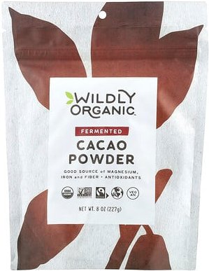Wildly Organic, Fermented Cacao Powder, Fermentiertes Kakaopulver, 227 g (8 oz.)