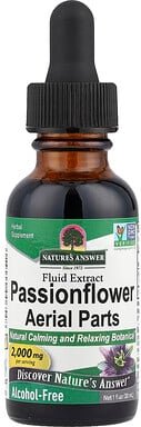 Nature's Answer, Passionflower Aerial Parts, oberirdische Pflanzenteile der Passionsblume, flüssiger Extrakt, alkoholfre...