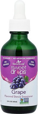 SweetLeaf Stevia, Sweet Drops, Grape, süße Tropfen, Traube, 60 ml (2 fl. oz.)
