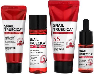 SOME BY MI, Snail Truecica Miracle Repair Starter Kit, 4-teiliges Set