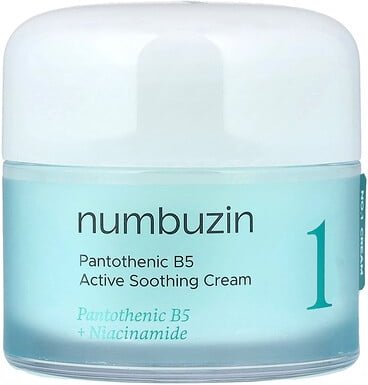 Numbuzin, No.1 Pantothenic B5 Active Soothing Cream, beruhigende Creme mit Pantothenic B5 Active, 80 ml (2,7 fl. oz.)