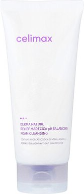 Celimax, Derma Nature Relief Madecica pH Balancing Foam Cleansing, 150 ml (5,07 fl. oz.)