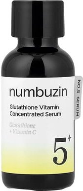 Numbuzin, No.5 Glutathione Vitamin Concentrated Serum, Nr. 5 – konzentriertes Serum mit Vitamin C und Glutathion, 30 ml