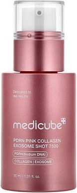 Medicube, PDRN Pink Collagen Exosome Shot Serum 7500, pinkes Kollagen-Exosome-Serum, 30 ml (1,01 fl. oz.)