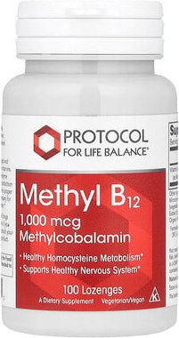 Protocol for Life Balance, Methyl B12, 1.000 mcg, 100 Lutschtabletten