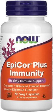 NOW Foods, EpiCor Plus Immunity, Unterstützung des Immunsystems, 60 pflanzliche Kapseln