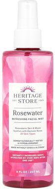 Heritage Store, Rosewater, Rosenwasser, erfrischender Gesichtsnebel, 237 ml (8 fl. oz.)