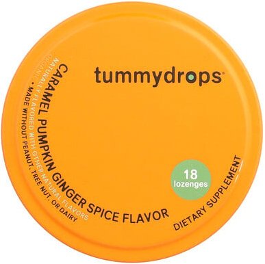 Tummydrops, Bio-Karamell-Kürbis-Ingwer-Gewürz, 18 Tropfen