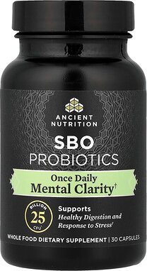 Ancient Nutrition, SBO Probiotika, Probiotika Bodenorganismen, geistige Klarheit, 25 Milliarden KBE, 30 Kapseln