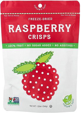 Nature's Turn, Freeze-Dried Raspberry Crisps, gefriergetrocknete Himbeer-Chips, 34 g (1,2 oz.)
