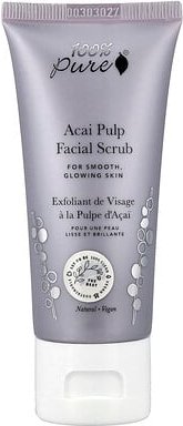 100% PURE, Acai Palp Facial Scrub, Gesichtspeeling mit Açaí-Beere, 59 ml (2 fl. oz.)