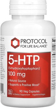 Thumbnail - Protocol for Life Balance, 5-HTP, 100 mg, 90 pflanzliche Kapseln