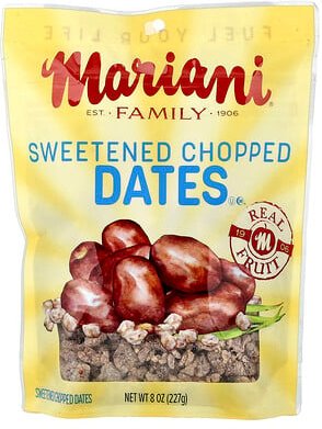 Mariani, Sweetened gehackte Datteln, gesüßte gehackte Datteln, 227 g (8 oz.)