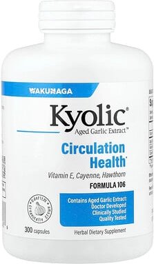 Thumbnail - Kyolic, Extrakt aus gealtertem Knoblauch, unparfümiert, Formel 106, 300 Kapseln