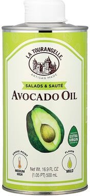 La Tourangelle, Salads & Saute Avocado Oil, Avocadoöl für Salate und Anbraten, 500 ml (16,9 fl. oz.)