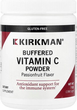 Kirkman Labs, Buffered Vitamin C Powder, gepuffertes Vitamin-C-Pulver, Passionsfrucht, 198,5 g (7 oz.)