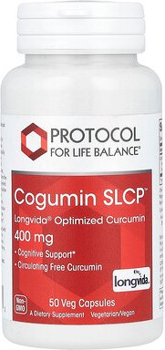 Protocol for Life Balance, Cogumin SLCP™, 400 mg, 50 pflanzliche Kapseln