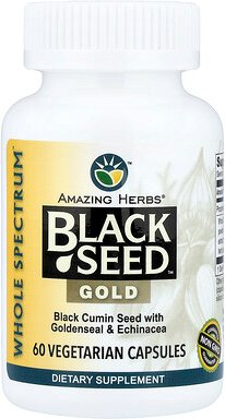Amazing Herbs, Black Seed™, Gold, 60 pflanzliche Kapseln
