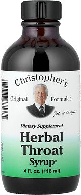 Christopher's Original Formulas, Kräuter-Hals-Sirup, 118 ml (4 fl. oz.)