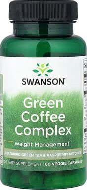 Swanson, Green Coffee Complex, Grüner-Kaffee-Komplex, 60 vegetarische Kapseln