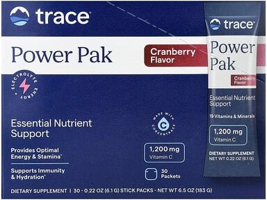 Thumbnail - Trace, Power Pak, Cranberry, 30 Päckchen, je 6,1 g (0,22 oz.).