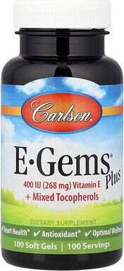 Carlson, E-Gems® Plus, 100 Weichkapseln